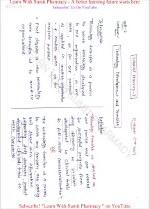 Industrial Pharmacy II Handwritten Notes b pharma 7th sem