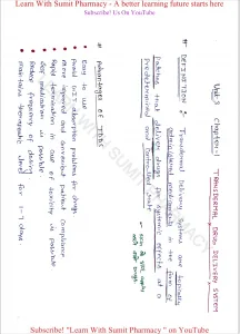 Novel Drug Delivery System Handwritten Notes b pharma 7th sem