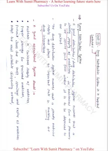 Pharmacy Practice Handwritten Notes b pharma 7th sem