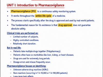 Pharmacovigilance handwritten notes PDF for B Pharma